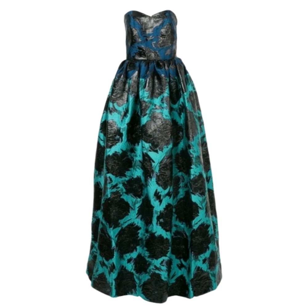 Paule KA Bustier Textured Gown